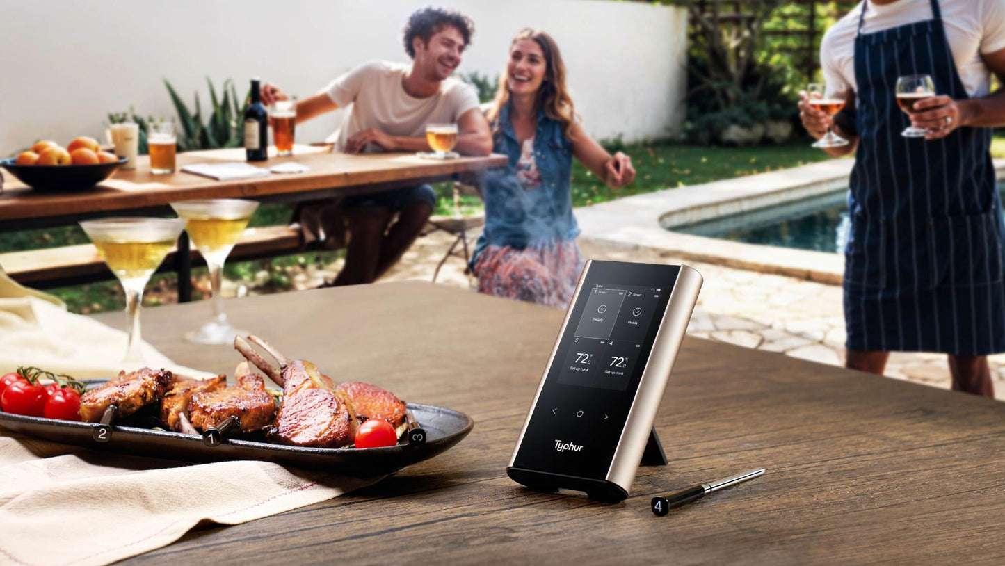Typhur Sync Gold Series Quad 4 Probe Meat Thermometer