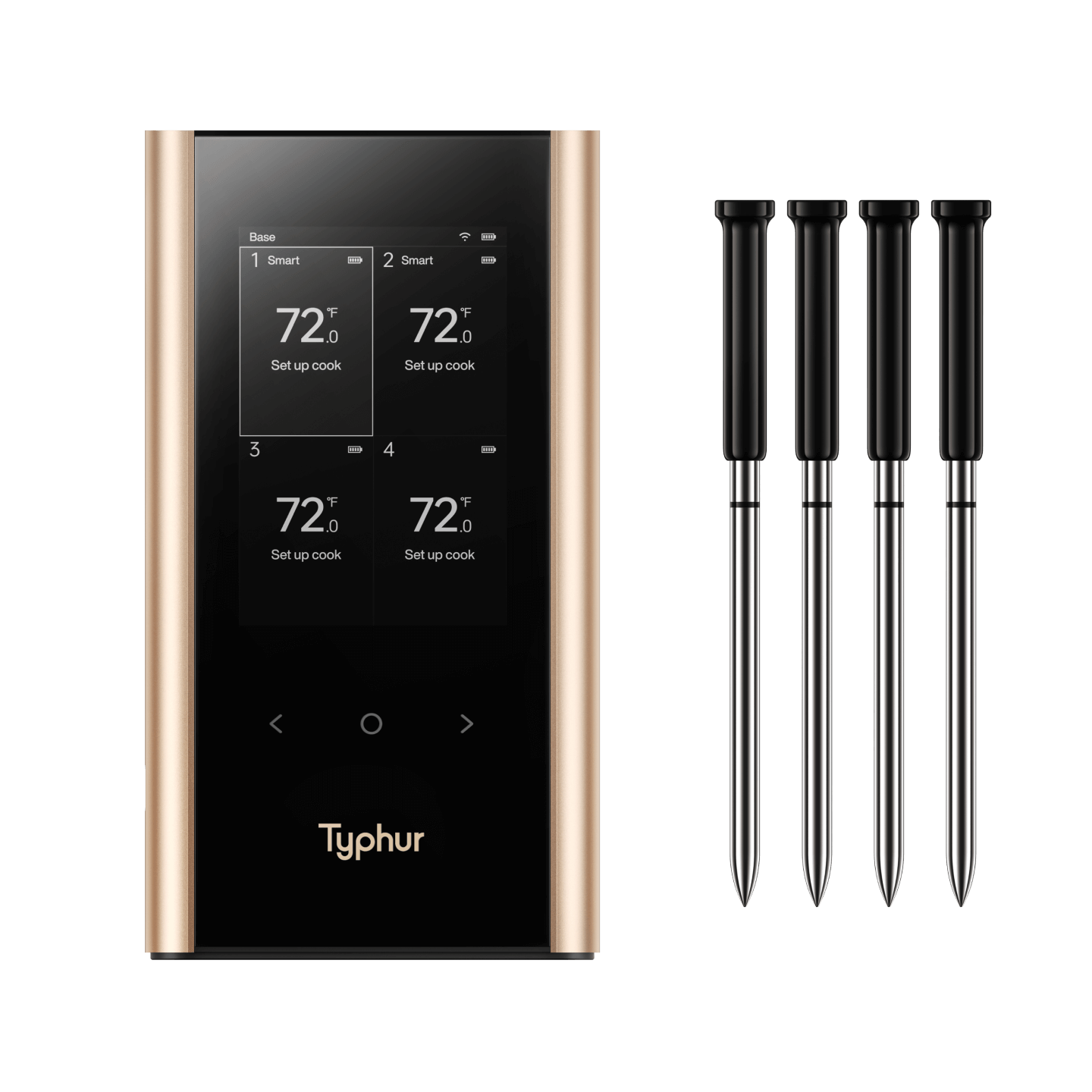 Typhur Sync Gold Series Quad 4 Probe Meat Thermometer1