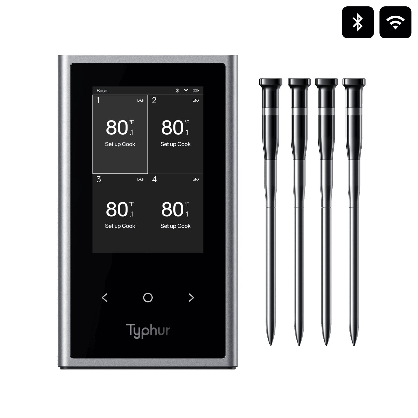 Typhur Sync Quad Wireless 4 Probe Meat Thermometer1