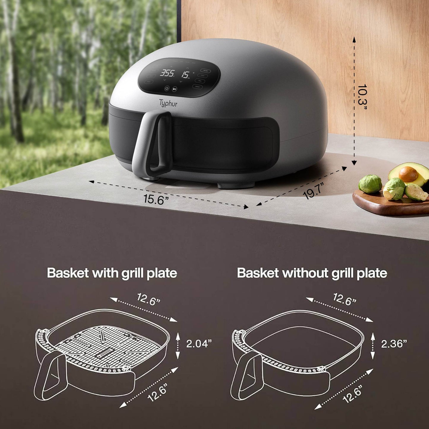 Typhur Dome 2 Pizza Cooking Air Fryer