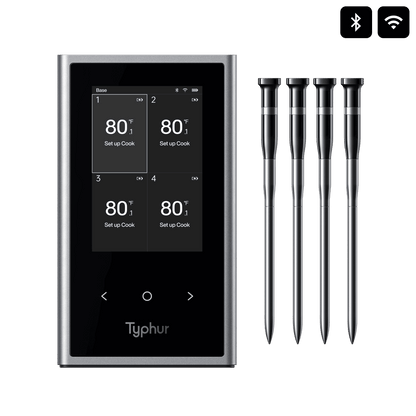 Typhur Sync Quad Wireless 4 Probe Meat Thermometer
